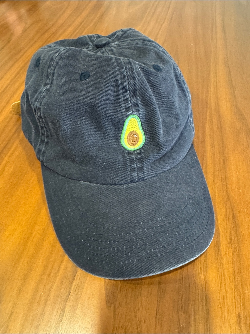 Black Avocado Embroidered Baseball Cap - Women Accessories Hat